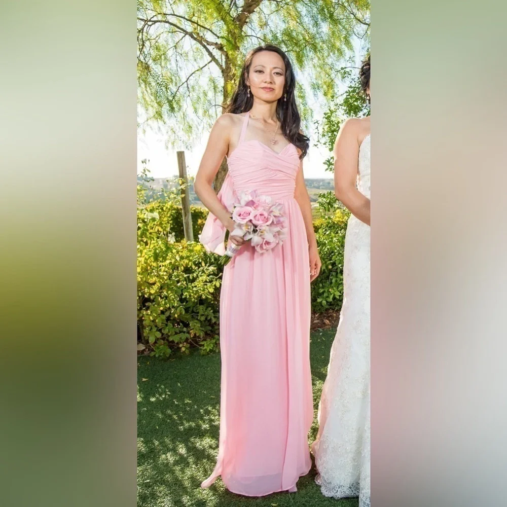 Alfred Angelo Pomegranate Strapless Dress in Size 16 - Picture 2 of 9